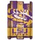 Wincraft NCAA Louisiana State University Wood Fence Sign, Black