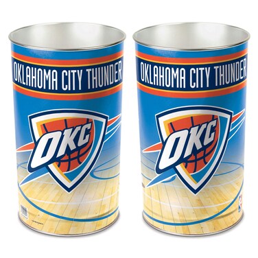 WinCraft NBA Oklahoma City Thunder Wastebasket Tapered, 15" H