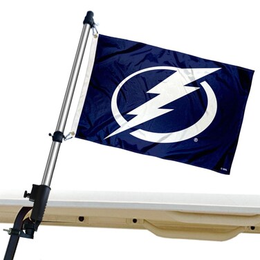 WinCraft Tampa Bay Lightning Golf Cart Flag Pole and Holder Mounting Bracket
