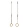 LIOOBO Wooden Gymnastic Rings with Adjustable Straps Exercise Rings for Kids Training Workout Strength Training Fitness Outdoor Backyard Play