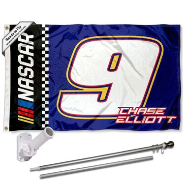 WinCraft Chase Elliott Flag Pole and Mount Bracket Set