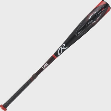 New Rawlings 2023 5150 USA Baseball Bat, 30/19-11 Alloy 2 5/8" Red/Black