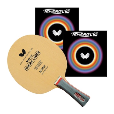 Butterfly Primorac Carbon Pro-Line Table Tennis Racket - One of Our Fastest Blades Fueled by The Raw Power of Carbon Fiber - Recommended for World Class Play - Pro-Line Series