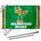 WinCraft Milwaukee Bucks Hardwood Classics Retro Flag Pole and Bracket Set