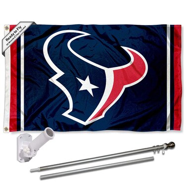 WinCraft Houston Texans Flag Pole and Bracket Kit