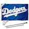 WinCraft Los Angeles Dodgers Script Flag Pole and Bracket Set