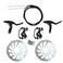 Bike Disc Brake Kit Aluminum Front Rear Caliper Lever Shifter Cable Brake Rotor Derailleur Cable for Bicycle Bike MTB