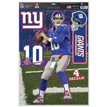 Wincraft NFL New York Giants WCR75416014 Multi-Use Decal, 11" x 17