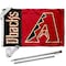 WinCraft Arizona Diamondbacks Flag Pole and Bracket Set