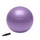 Gaiam 05-51980 Total Body Balance Ball Kit - Includes 55cm Anti-Burst Stability Exercise Yoga Ball, Air Pump &amp; Workout Video - Purple