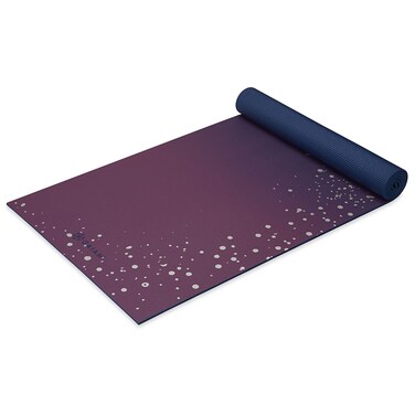 Gaiam Yoga Mat Premium Print Extra Thick Non Slip Exercise &amp; Fitness Mat for All Types of Yoga, Pilates &amp; Floor Workouts, Sublime Sky, 6mm