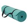 Gaiam Essentials Thick Yoga Mat Fitness &amp; Exercise Mat With Easy-Cinch Carrier Strap, Teal, 72"L X 24"W X 2/5 Inch Thick