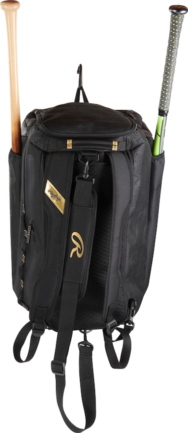 Rawlings   GOLD COLLECTION Hybrid Equipment Bag   Baseball / Softball   Backpack / Duffel   Black