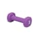 Gaiam Dumbbell Hand Weight (Sold in Singles) - Neoprene Coated Exercise &amp; Fitness Dumbbell for Home Gym Workouts and Strength Training - Free Weights for Women and Men (3lb, Purple)