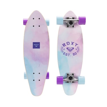 Roxy Mini Pintail Cruiser Skateboard Pastels 25 Inches for Girls, Boys, and Kids Ages 8+
