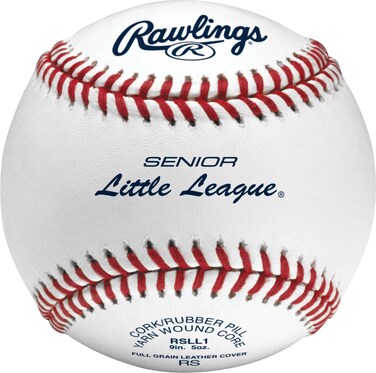 Rawlings   Senior Little League Baseballs   Competition Grade   RSLL1   Youth/14U   12 Count