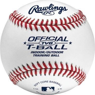 Rawlings   Official T-Balls   TVB   Youth/6u   12 Count   Sponge Rubber Core   Indoor/Outdoor