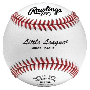 Rawlings   LITTLE LEAGUE Minors Baseballs   RIF5L   Youth   Recreational/Practice Use   12 Count