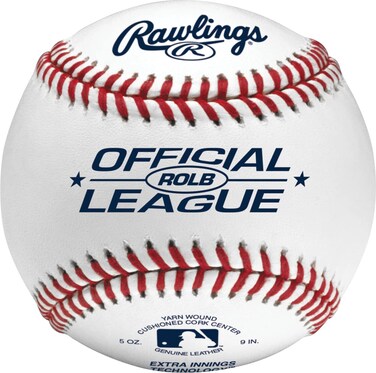 Rawlings   OFFICIAL LEAGUE Baseballs   Tournament Grade   ROLB   Youth/14U   Game/Practice Use   12 Count