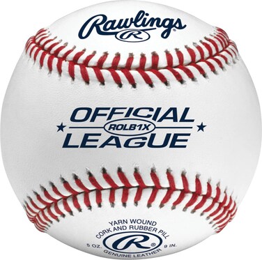 Rawlings   Official League Practice Baseballs   ROLB1X   12 Count White