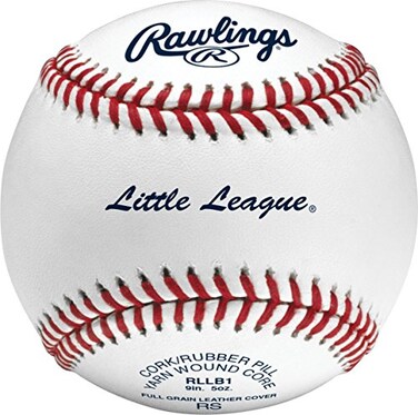 Rawlings   Little League Baseballs   Competition Grade   RLLB1   Youth/14U   12 Count White