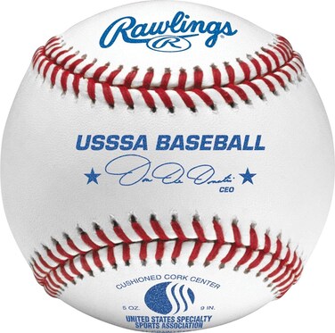 Rawlings   USSSA Baseballs   Tournament Grade   ROLBUSSSA   Youth/14U   12 Count