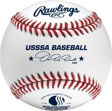 Rawlings   USSSA Baseballs   Competition Grade   ROLB1USSSA   Youth/14U   12 Count