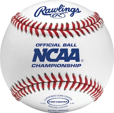 Rawlings   FLAT SEAM NCAA Collegiate League Baseballs   FSR1NCAA   12 Count