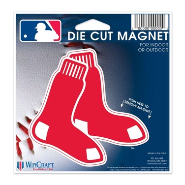 MLB Boston Red Sox 02948115 Die Cut Magnet, Small, Black