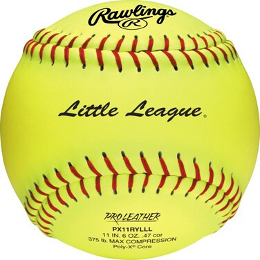 Rawlings   OFFICIAL LITTLE LEAGUE Fastpitch Softballs   PX11RYLL   11"   12 Count
