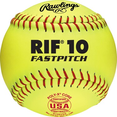 Rawlings   Official RIF 10 Fastpitch Softball   12" ASA   R12RYSA   12 Count