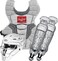Rawlings   VELO 2.0 Catcher's Set   Baseball   Youth Ages 12 &amp; Under   White/Silver