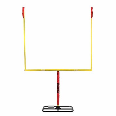 Franklin Sports Authentic Youth Steel Football Goal Post - Metal Field Goalpost for Kids - Backyard Field Goal Kicking Toy - Portable Set - 8.5' x 5.5'