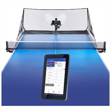 Butterfly Amicus Prime Table Tennis Robot   Best Ball Launcher-Thrower-Shooter for Your Ping Pong Table   Free Carry Bag, Remote, Tech Support, &amp; 120 Balls   Play Or Practice Ping Pong Anytime