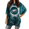 Littlearth Womens NFL Philadelphia Eagles Sheer Caftan with Flower Design, Team Color, One Size