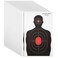 Juvale 50 Pack Paper Shooting Targets for Range, Bulk for Hunting, Silhouette with Red Bullseye (14x22 in)