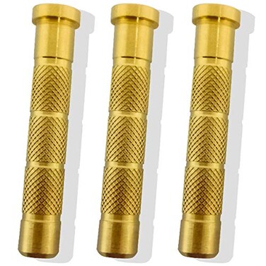 nobrand Field Points Bolt Carbon Arrow Aluminum Brass Inserts with Surface Embossed Inserts Inner Diameter .244 Carbon Arrow(12-Pcs) for Arrow Shaft Archery Accessories
