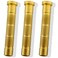 nobrand Field Points Bolt Carbon Arrow Aluminum Brass Inserts with Surface Embossed Inserts Inner Diameter .244 Carbon Arrow(12-Pcs) for Arrow Shaft Archery Accessories