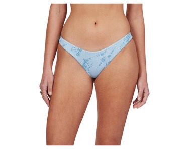 Roxy Sea &amp; Waves Reversible Printed Reg Bottoms Adriatic Blue Tie-Dye Stripe LG
