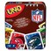 Mattel Games UNO NFL Card Game in Storage Tin Box for Kids, Adults, Parties &amp; Travel with NFL Team Logos &amp; Special Rule (Amazon Exclusive)