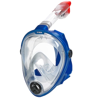 HEAD Sport Sea Vision Full Face Snorkeling Mask, Blue - S/M