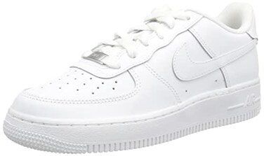 Nike Boy's Basketball Shoe, White, 8.5 AU