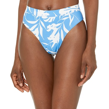 Roxy Women's Standard Love High Waisted Bikini Bottom, Regatta S Surf Trippin Bico, S