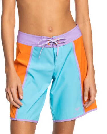 Roxy Women's Standard Colorblock 9" Boardshorth, White, S