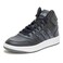 adidas Men's Hoops 3.0 Mid Top Basketball Sneaker, Black/Grey/White, 9