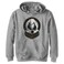 Marvel Boy's Moon Knight Mask Badge Hoodie, Athletic Heather, Medium
