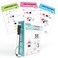Flexies Pilates Ring Workout Cards -58 Exercise ring Card with Pilates circle Work Out Posture, Instruction &amp; Breathing Tips   Free Dry-Erase Marker &amp; Binding ring Pilates Equipment Thigh Master guide