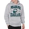 Junk Food Clothing x NFL - Philadelphia Eagles - Team Helmet - Unisex Adult Pullover Fleece Hoodie for Men and Women - Size X-Large