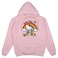 Hello Kitty Women's Hello Kitty Tricycle and Rainbow Adult Pullover Hoodie (Medium)