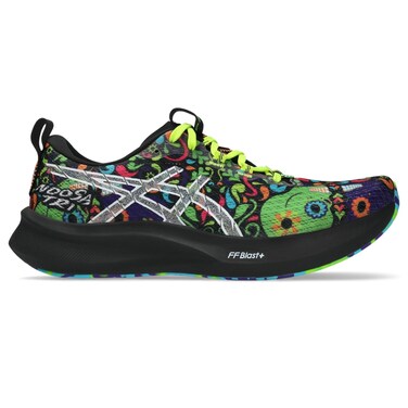 ASICS Men's Noosa TRI 16 Limited Edition Running Shoes, 11, Black/Green Gecko